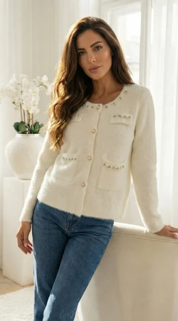 cardigan-elegant-alb-cu-nasturi-si-aplicatii-perle