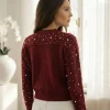 cardigan-elegant-bordo-cu-fermoar-si-aplicatii-perle
