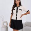 cardigan-elegant-din-tricot-fin-cu-nasturi-aurii