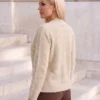 cardigan-elegant-din-tricot-pufos-cu-perle