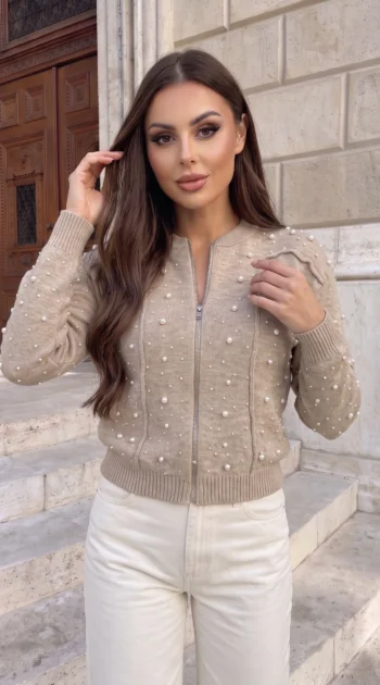 cardigan-elegant-fango-cu-fermoar-si-aplicatii-perle
