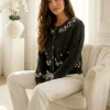 cardigan-elegant-negru-cu-nasturi-si-aplicatii-perle