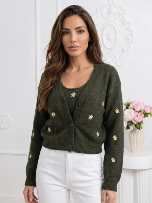 cardigan-floral-din-tricot-fin-cu-maieu-inclus