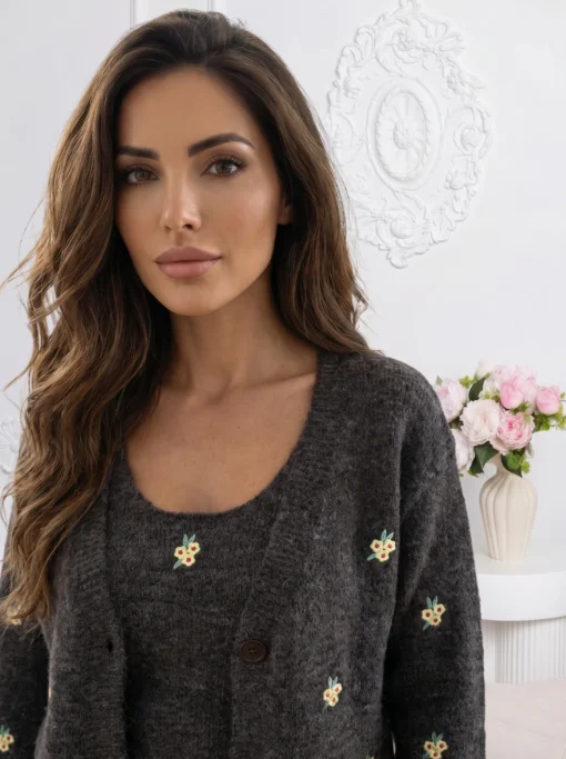 cardigan-floral-din-tricot-fin-cu-maieu-inclus