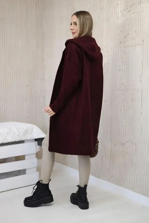 cardigan-lung-burgundy-din-tricot-moale-cu-gluga