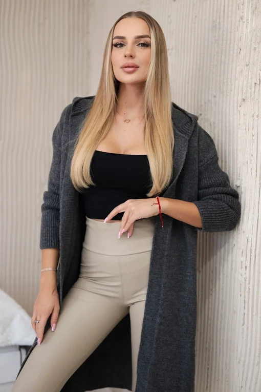 cardigan-lung-din-tricot-moale-gri-inchis-cu-gluga