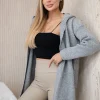 cardigan-lung-gri-din-tricot-moale-cu-gluga