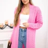 cardigan-roz-lung-tricotat-cu-model-impletit