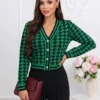 cardigan-scurt-din-jacquard-cu-model-pepit