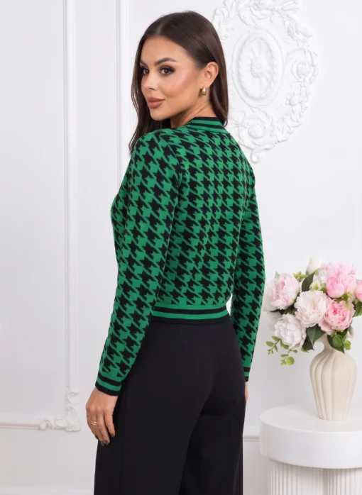 cardigan-scurt-din-jacquard-cu-model-pepit
