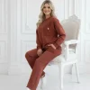 compleu-dama-caramiziu-elegant-cu-floare-3d