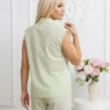 compleu-dama-din-bumbac-in-dungi-format-din-camasa-fara-maneci-si-pantaloni-scurti