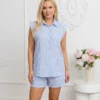 compleu-dama-din-bumbac-in-dungi-format-din-camasa-fara-maneci-si-pantaloni-scurti