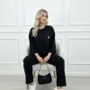 compleu-dama-negru-elegant-cu-floare-3d