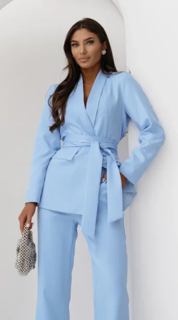 compleu-elegant-bleu-format-din-sacou-cu-cordon-si-pantaloni-evazati