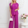 compleu-elegant-marime-mare-plisat-magenta