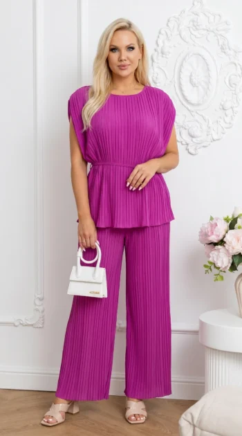 compleu-elegant-marime-mare-plisat-magenta