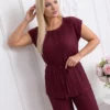compleu-elegant-plisat-bordo-cu-cordon-in-talie