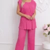 compleu-elegant-plisat-roz-cu-cordon-in-talie