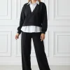 compleu-negru-elegant-cu-pantaloni-evazati-si-bluza-cu-guler-si-baza-tip-camasa