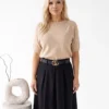 fusta-eleganta-din-stofa-cu-curea-si-talie-elastica