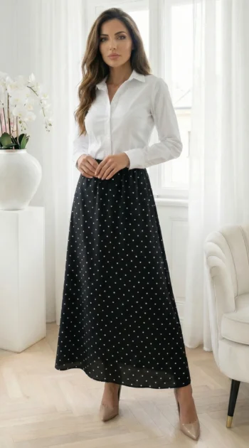 fusta-lunga-neagra-cu-buline-si-aspect-satinat