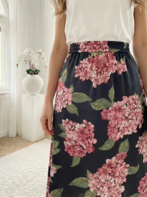 fusta-midi-eleganta-cu-imprimeu-floral-ornamental