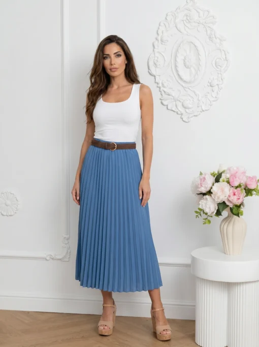 fusta-midi-plisata-cu-curea-impletita
