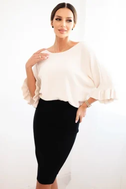 Fusta neagra din tricot elastica