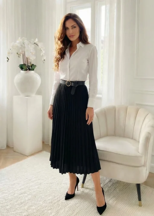 fusta-plisata-neagra-eleganta