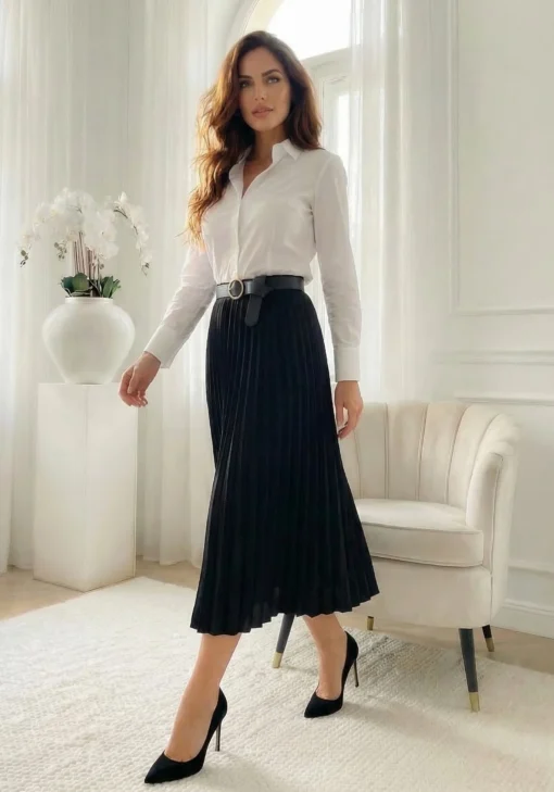 fusta-plisata-neagra-eleganta