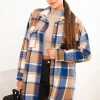 jacheta-dama-maro-cu-carouri-oversized-copiaza