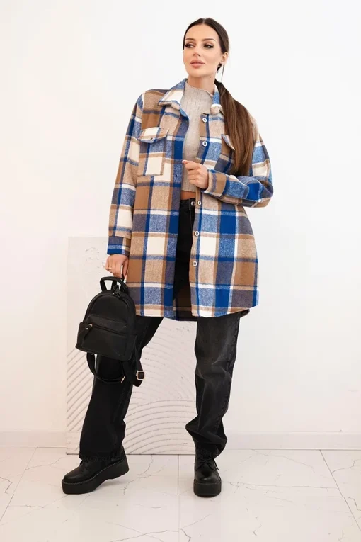 jacheta-dama-maro-cu-carouri-oversized-copiaza