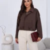 jacheta-eleganta-maro-cu-guler-clasic-si-fermoar