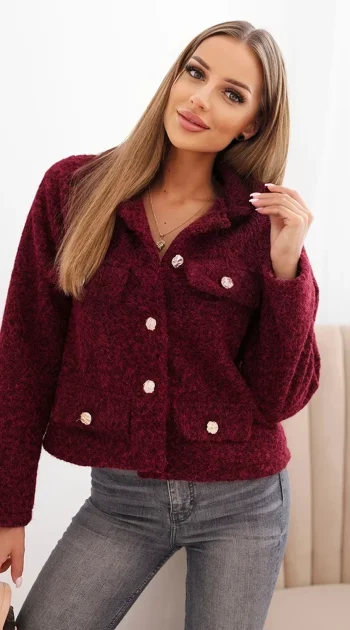 jacheta-pufoasa-burgundy-cu-buzunare-aplicate-si-nasturi-decorativi