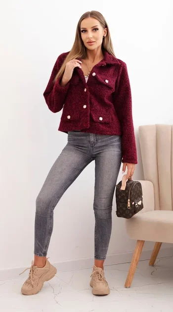 jacheta-pufoasa-burgundy-cu-buzunare-aplicate-si-nasturi-decorativi