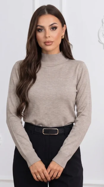 maleta-eleganta-din-tricot-fin-cu-guler-inalt