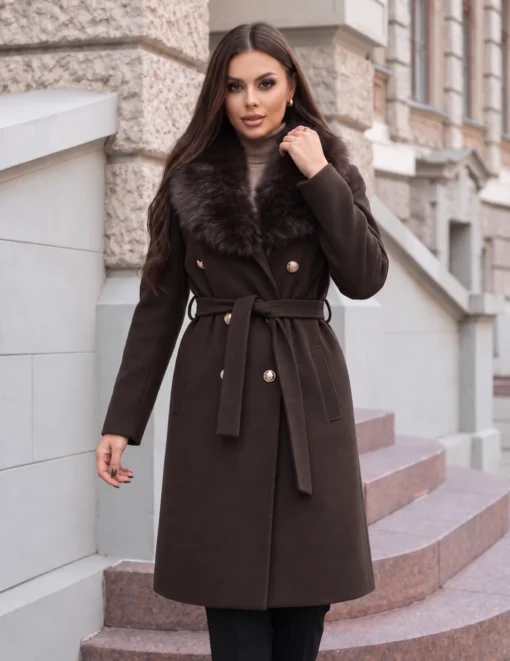 palton-elegant-cu-guler-bogat-din-blana-si-cordon-in-talie