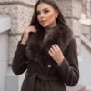 palton-elegant-cu-guler-bogat-din-blana-si-cordon-in-talie