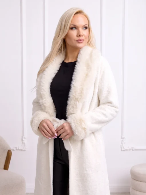 palton-elegant-din-tricot-pufos-cu-guler-si-mansete-din-blana