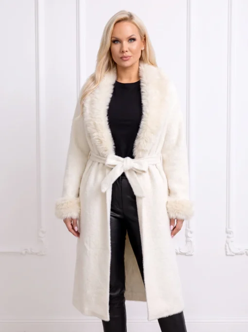 palton-elegant-din-tricot-pufos-cu-guler-si-mansete-din-blana