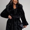 palton-negru-elegant-din-blana-artificiala-cu-cordon-si-guler-amplu