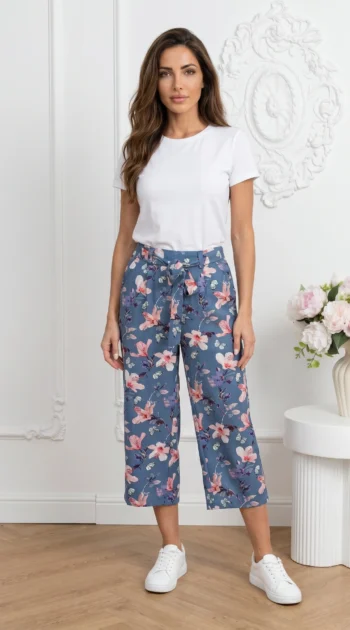 pantaloni-cu-imprimeu-floral-si-cordon-in-talie