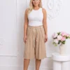 pantaloni-culotte-bej-cu-cordon-in-talie-dama