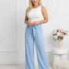 pantaloni-dama-bleu-lungi-wide-leg-cu-talie-elastica-si-cordon