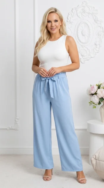 pantaloni-dama-bleu-lungi-wide-leg-cu-talie-elastica-si-cordon