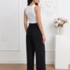 pantaloni-dama-evazati-negri-cu-cordon-si-talie-elastica