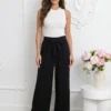 pantaloni-dama-negri-lungi-wide-leg-cu-talie-elastica-si-cordon