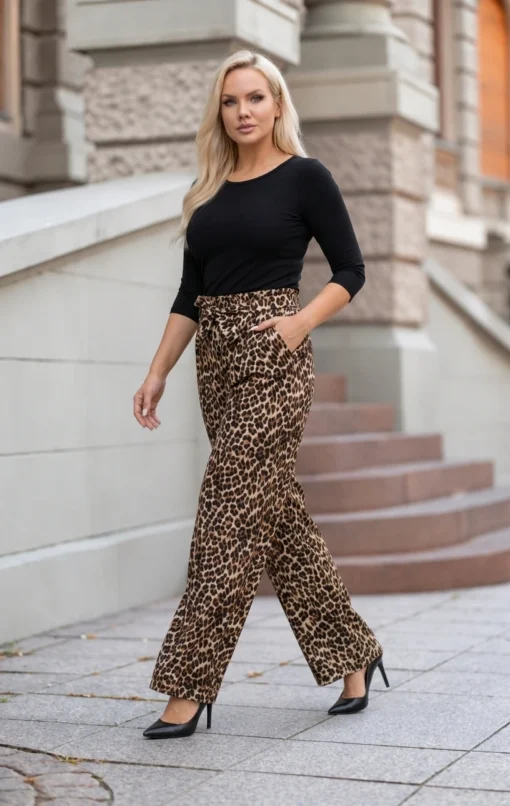 pantaloni-dama-wide-leg-cu-imprimeu-leopard-si-talie-elastica