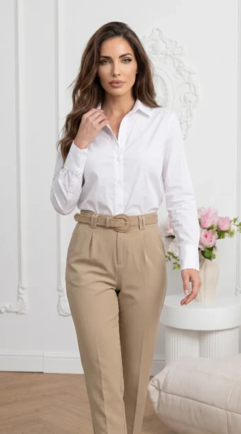 pantaloni-eleganti-conici-cu-curea-decorativa-si-talie-inalta